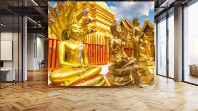 \Wat Phra That Doi Suthep in Chiang Mai Wall mural